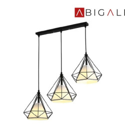 Abigali Lampa wisząca Diament Diamond III L, ABIGALI-CHNR3L-E27