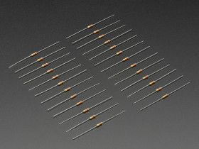 Adafruit Through-Hole Resistors - 22K ohm 5% 1/4W - Pack of 25
