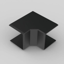 Pokrywa narożna wewn. LHD 40x40 8645 FB czarna