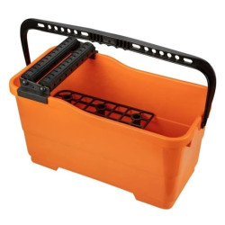 Zestaw glazurniczy: pojemnik z kratką i rolkami 25l, paca z gumą, paca z gąbką miękką 50-253