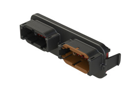 Złącze samochodowe 24-pinowe Amphenol Industrial 2-rzędowe Męski 7.5A Armor IPX Płytka drukowana Lutowane Złącze