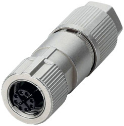 Lütze 490168 Złącze czujnika/aktuatora KUGK8-M12(C) 8pol. X-kod. Cat.6A, piny: 8, 1 szt.