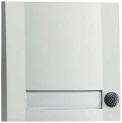 Grothe 51103 Przycisk do dzwonka z nazwiskiem biało-czarny