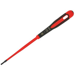 Bahco BE-8220SL ERGO&#x2122; Slim VDE Insulated Slotted Screwdriver 3.0 x 100mm