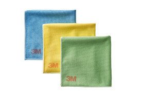 3M Scotch-Brite Wielokolorowy Mikrowłókno Ściereczka Czyszczenie różnych powierzchni Na sucho Opakowanie 3 W paczce 360