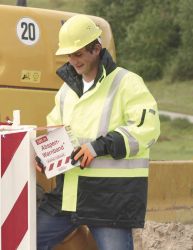 Parka o wysokiej widoczności 3 w 1 Leipold Doehle Rozmiar ubrania: L