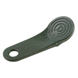 Uchwyt, brelok do pamięci pastylkowej DS1990 - zielony khaki