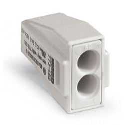 Złącze skrzynki przyłączowej 2-żyłowe WAGO rozmiar żyły 18 → 14 AWG Wciskane
