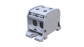 Złączka Szynowa Gwintowa Al/Cu Stb 50-2 (87320) Simblock Szary 81002002