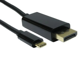 3MTR USB TYPE C M - DISPLAYPORT M BLACK