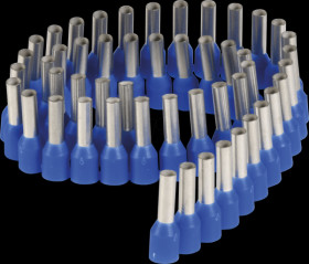 Ferrules - Stripe, 2,5 mm², blue