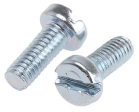 Śruby maszynowe M4 łeb z łbem walcowym Stalowe długość 10.0mm skok 0.70mm