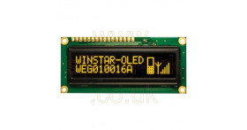 OLED graphical Display 100 x 16 dots yellow - Winstar