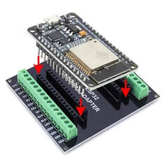 Płytka rozwojowa ESP32 kompatybilna z modułem WiFi bluetooth NodeMCU-32S Lua i płytka rozszerzeń 30Pin ESP32