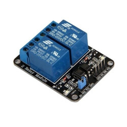 Moduł przekaźnika 2-kanały - 5V - 10A/250V - z optoizolacją - Arduino