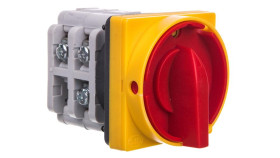 Łącznik Krzywkowy 0-1 63A 3P Zatablicowy Z Płytką Przednią Zamykany Na Kłódkę...