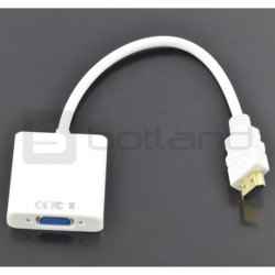 Konwerter HDMI do VGA z przewodem