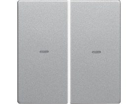 KNX e/s Q.x Klawisze z soczewką do modułu przycisku 2-kr alu aksamit lak. 80960321 HAGER