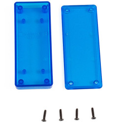 Hammond 1551UUTBU Miniature Plastic Enclosure 100 x 40 x 15 Trans. Blue