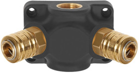 Final distribution box, L 120 mm, 15 bar, PA, for plastics processing, food, pharmaceutical or electronics industry, 107275