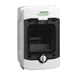 Rozdzielnica modułowa 1x4 natynkowa IP65 drzwi przeźroczyste PHS