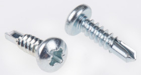 Wkręt samowiercący długość 16mm Pozidriv Stalowe Stożek