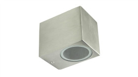 Kinkiet Ogrodowy Led Gu10 Boston Goldlux Prostokątny Satyna