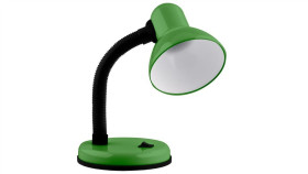 Lampka Biurkowa Stołowa Regulowana Szkolna Nocna E27 Zielona