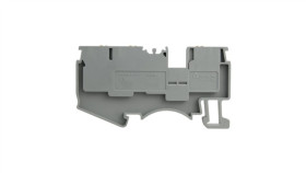 Złączka Szynowa 2,5Mm2 1P 3-Przewodowa Zacisk Push-In Szara Ul 3923