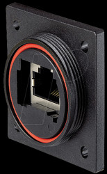 PX0870 Cat5e shielded coupler with panel sealing