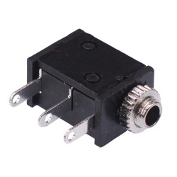 2.5mm Mono Panel Mount Jack Socket 0.5A