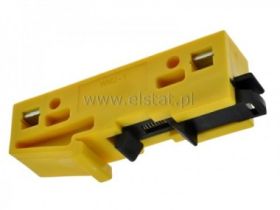 Uchwyt montaż na szynie TH35, 91,5; poliamid żółty