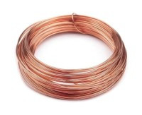 DRUTCU160R-001M Drut miedziany, miękki gatunek M1E R, grubość 1.6mm - zwój 1mb - WYPRZEDAŻ - lekko pogięty - 1 szt. w magazynie