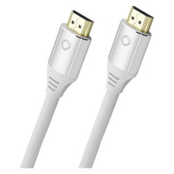 Oehlbach D1C92491 HDMI Cable HDMI-A to HDMI-A 2.00 m White 8K UHD Audio Visual