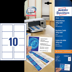 C32010-25 250 business cards with micro perforation