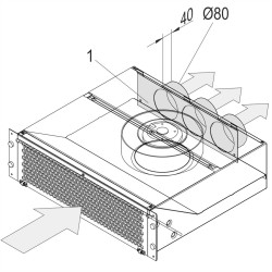 Płyta wentylacyjna nVent SCHROFF 20713505 20713505, 1 szt.