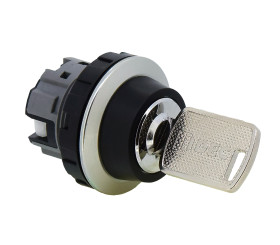 Przełącznik obrotowy kluczykowy 3-pozycyjny Z pamięcią położenia Idec