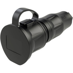 PC Electric 24731-ss Safety mains socket Plastic 250 V Black IP54