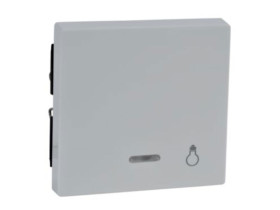 MERTEN SYSTEM M Klawisz z lampką sygnalizacyjną z oznaczeniem „światło” biel polarna MTN435919 SCHNEIDER ELECTRIC