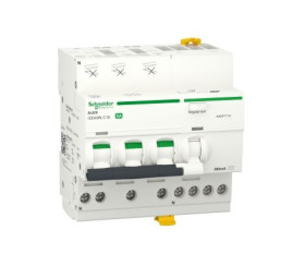 Wyłącznik różnicowoprądowy z członem nadprądowym RCBO, Typ C, 3P+N, 16A, 300mA, Schneider Electric, ACTI9 iDD40N XA
