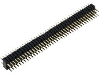 PH127-D-80SS Listwa PH 2x40 pin prosta, podwójna (gold pin) raster 1.27x2.54 mm