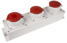 Złącze przemysłowe - zasilające 400 V MENNEKES Szary