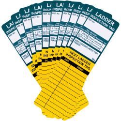 Scan TG0410 Replacement Ladder Tag Inserts - Pack of 10