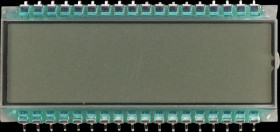 DE301TU-30/6.35(5) LCD 7-segment, 8 digits, H:7.0 mm, transreflective