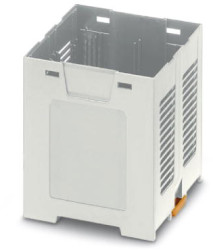 Housing lower part, ABS/PC, (W x H x D) 70.1 x 75 x 87.3 mm, light gray, for enclosure, 1071110