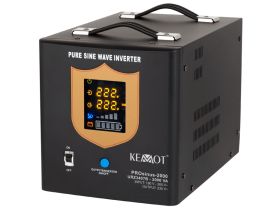 Zasilacz awaryjny KEMOT PROsinus-2000 12V 230V 2000VA/1200W czarny