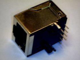 Gniazdo RJ45 THT ekranowane - SXT