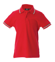 AOSTA BOY RED POLO M/CORTA