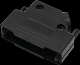 MHD45PPK9-K D-Sub cap, 9-pin, angled, black, size E