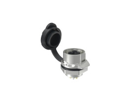 Złącze wielostykowe przemysłowe 3-pinowe M16, panelowe Gniazdo Amphenol Communications Solutions